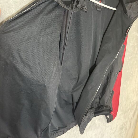 Nike Air Jordan Essentials Woven Jacket Size M #DA9832 Red Black Full Zip Hood - Picture 12 of 14